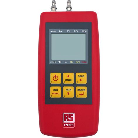Manomètre RS PRO RS 3161-002-00-EX 500mbar max, Différentielle ( Prix pour 1 ) (1/2)
