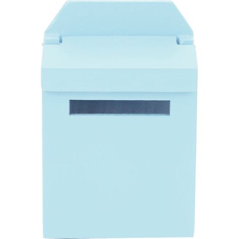 Boîte aux Lettres Miniature Colorée en Bois pour Maison de Poupée 1:12, Villa Décor (1/5)
