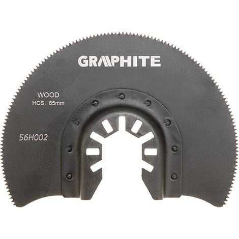 LAMA SEMICIRCOLARE PER LEGNO mm. 85  - GRAPHITE