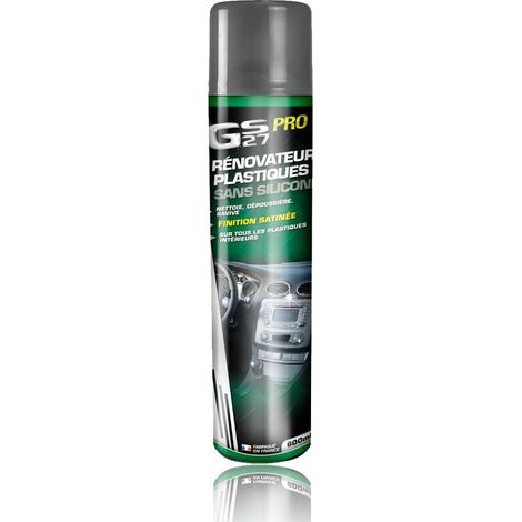 Rénovateur plastiques sans silicone satin 600 ml – Protection antistatique – Nettoie et ravive la couleur des plastiques – Pour véhicules – (1/2)