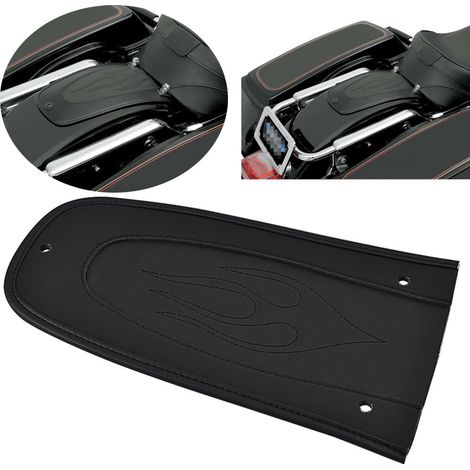 Pièces de modification pour moto : garde-boue, coussin de selle, autocollant flamme, compatible avec Harley-Davidson Big Glide (1/5)