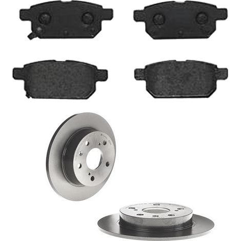 KIT FRENI POSTERIORI compatibile con SUZUKI VITARA (LY) - DISCHI + PASTIGLIE OEM: P 79 029 / 18399 /SOSTITUZIONE DIRETTA/BASSA POLVERE/SILENZIOSO