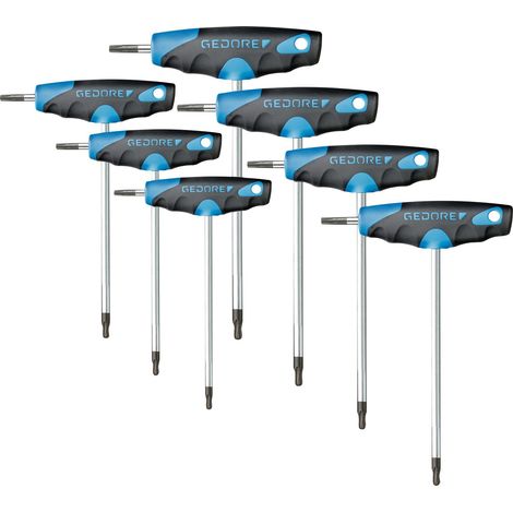 GEDORE 3037398 - Jeu de clés mâles coudées 7 pcs , DT 2143 KTX-007 (1/4)