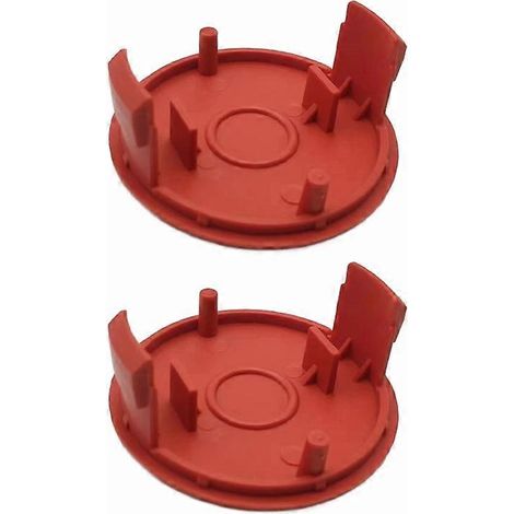 2 capuchons de rechange en plastique pour bobine de coupe-bordures Bosch AFS 23-37, F016F04841 (1/3)