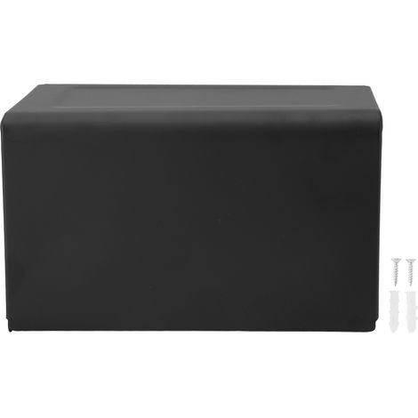 Toilet Paper Holder with Shelf Space Aluminum Waterproof Wall Mounted Tissue Roll Holder Box for Bathroom Kitchen Black (1/5)