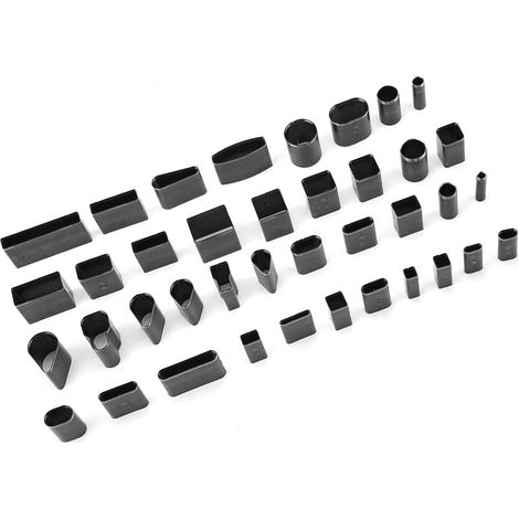 1 Kit 39 Pièces Emporte-Pièces Creux pour Travail du Cuir DIY Outils de Découpe Métalliques (1/5)
