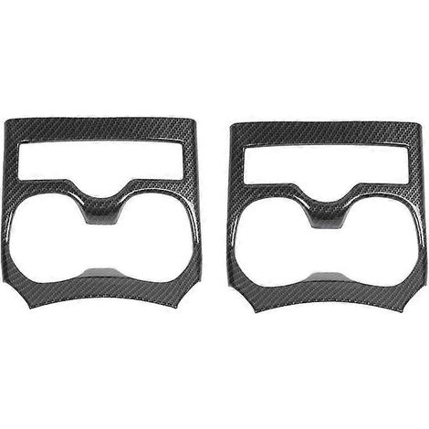 2X pour Xtrail x Trail T32 Rogue 2014 2015-2019 Couvercle de porte-gobelet en fibre de carbone (1/5)