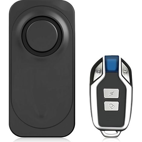 Système d'alarme antivol pour vélo avec télécommande, imperméable, sans fil avec cadenas - Compatible pour moto (1/5)