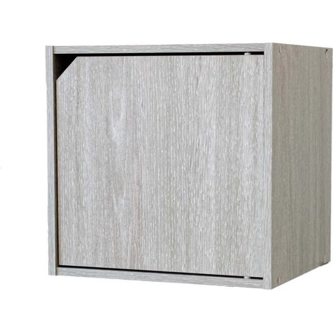Modularer Cubetto mit Tür in Betonoptik 35x29x35