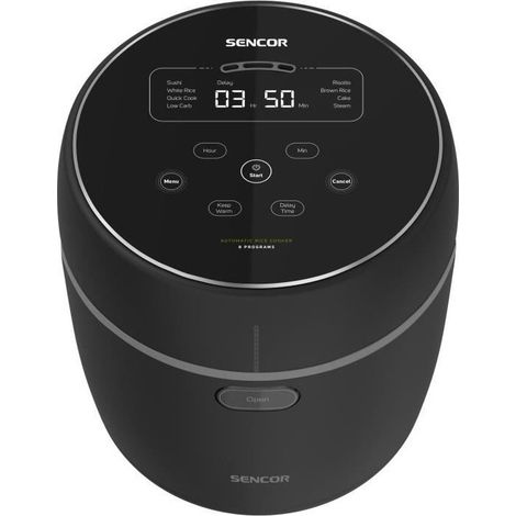 Cuiseur a riz - SENCOR - SRM 0671BK - 350 W - 0,6 L - Noir (1/5)