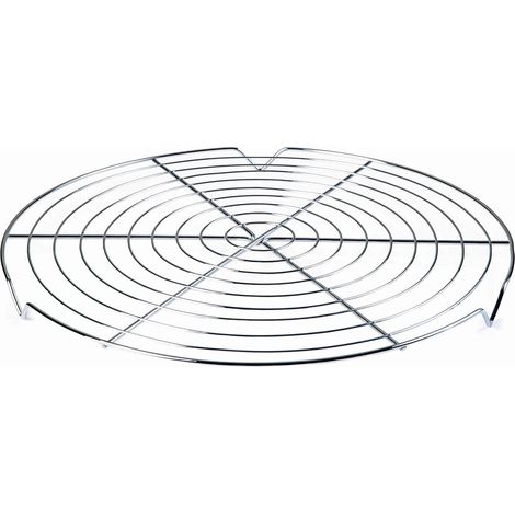 1 Grille De Refroidissement, Acier Chromé, Circulaire Ø28cm, Pour Pâtisserie Et Desserts (1/5)