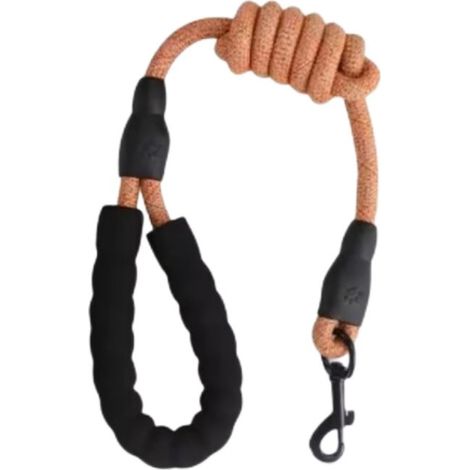 Laisse pour chien en nylon réfléchissant jaune (1/4)