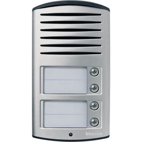 Bticino Pulsantiera audio 2 3 4 tasti 2 Fili Linea 2000 - 342921 - 342931- 342941 4 Tasti