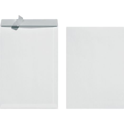 herlitz Versandtasche B4 haftklebend weiß - 10 Stück