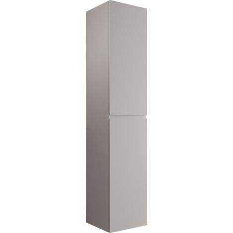 BERNSTEIN - Mobile bagno sospeso 35x35x170cm (LxPxA) Bianco opaco 2 ante cerniere sinistra/destra - AVA Bianco opaco