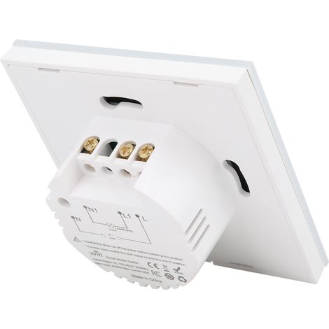 Intelligenter WLAN-Schalter, einkanaliger Funkschalter, Steuerung per Mobiltelefon, europäischer Standard. (1/5)