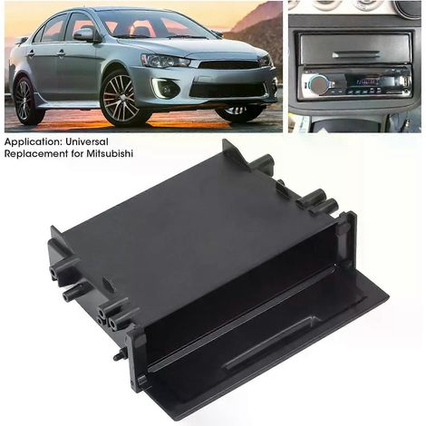 1-DIN-Autoradio-Aufbewahrungsbox, vielseitig einsetzbar, ABS, schwarz, Innenorganizer, Ersatzteil für Autoradios (1/4)