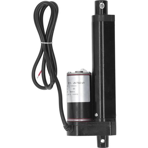 Actionneur linéaire électrique, course de 100 mm, force de 1000 N, 24 V, pour machines et équipements, avec contrôleur et télécommande. (1/5)