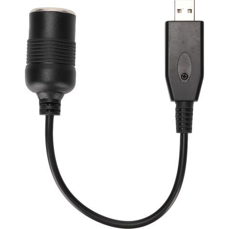 Adaptateur USB-C vers Prise Allume-Cigare Femelle - Convertisseur 5V vers 12V - Pour Enregistreur de Conduite Chien Électronique Purificateur - 1 Pièce (1/5)
