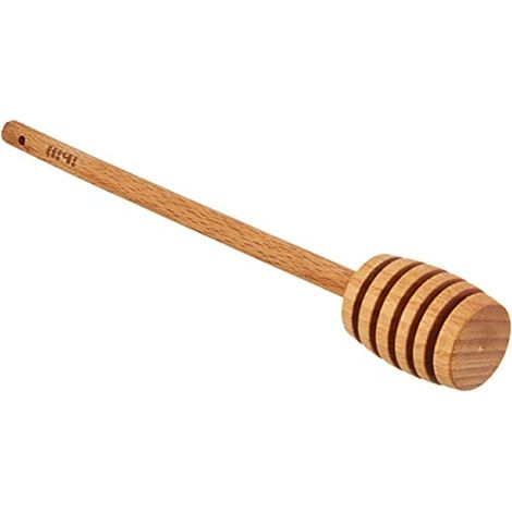 ibili Cucchiaio per miele in legno di faggio 18 cm rigato (1/4)