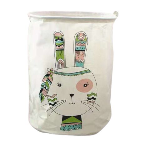Contenedor de juguetes, cesta, bolsa de lavandería CONEJO 35x45 cm OR2WZ124