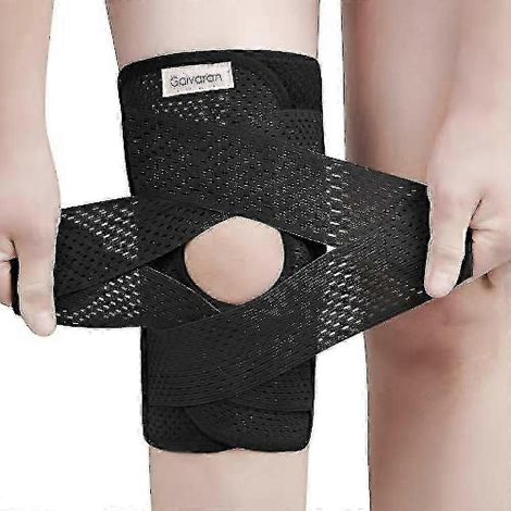 Genouillère avec stabilisateurs latéraux pour soulager la douleur liée aux déchirures du ménisque, aux lésions du LCA et du LCM, à l'arthrite et à la récupération après une blessure. Respirante et aju (1/5)