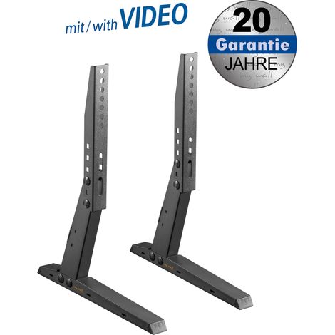 MyWall hp35l Universal Soporte Pared para Pantallas Planas, 13 – 37 Pulgadas (33 – 94 cm), hasta 35 kg, Color Negro