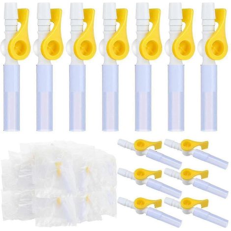Lot de 15 valves de cathéter emballées individuellement pour le drainage urinaire, avec bords lisses et yyds (1/5)