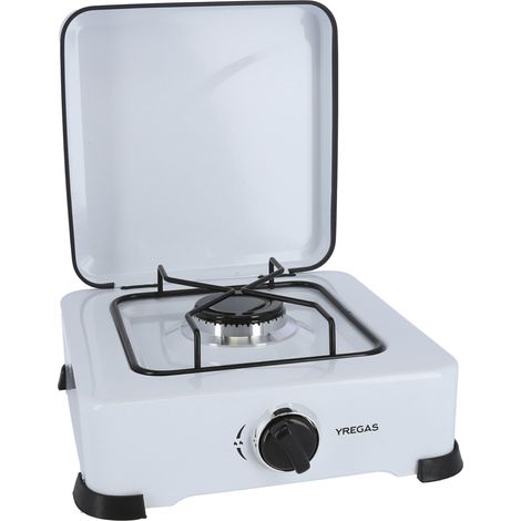 COCINA GAS ESMALTADA BLANCA 1 FUEGO - ALFA DYSER (1/2)