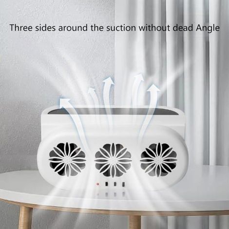 Ventilateur Solaire Voiture - 3 Pales - Sans Fil - Noir - Pour Ventilation Habitacle Automobile - 1 Pièce (1/5)
