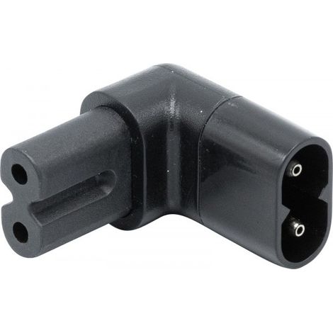 Adaptateur dexlan iec c8 to iec c7 design incliné 2.5 A 250 V