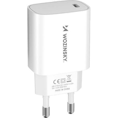 20-W-USB-C-Wandladegerät, 100–240 V, Weiß (1/5)