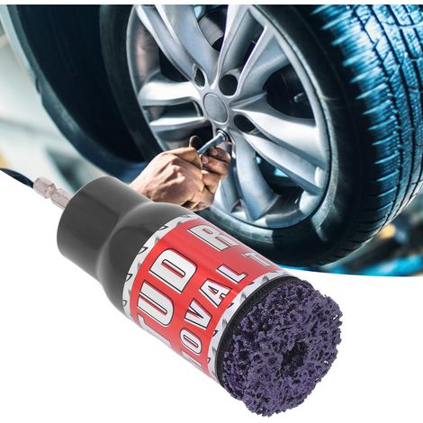 Outil de Nettoyage de Rouille pour Jantes et Moyeux Compatible avec Clés à Choc 1/2 Pouce et Perceuses Électriques