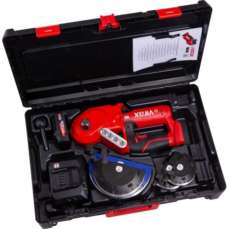 VIRAX MINISTEM-BIEGEZANGE 18V 14-16-20-26MM KOMPAKTES und LEICHTES 18V Biegegerät 4,9 kg / 1x 2,0 Ah Akku + Ladegerät in Virabox - 251779