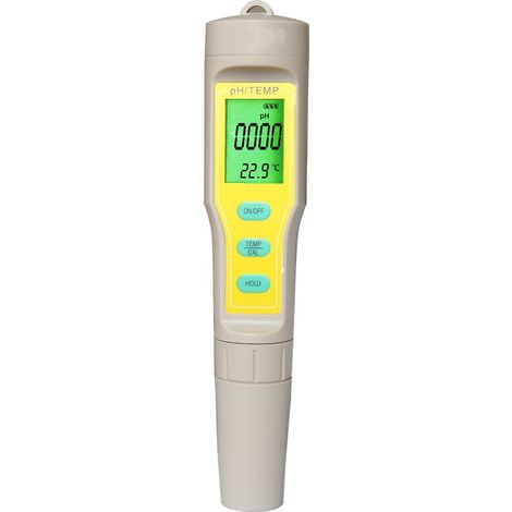 pH-mètre pour analyse d'eau, haute précision, écran LCD numérique, aquarium, hydroponie, piscine, spa (1/5)