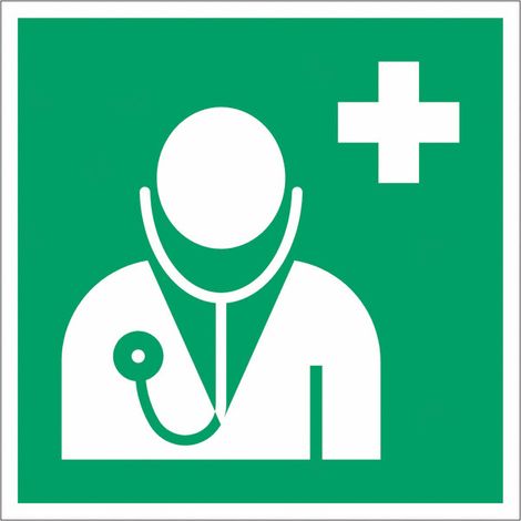 Pannello adesivo ISO 7010 “Medico” - E009
