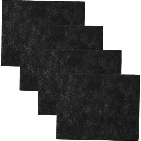 Garneck Klimaanlagen-Lüftungsfilter, 4 Stück, 36 x 44 cm, zuschneidbar, wiederverwendbar für Dunstabzugshauben