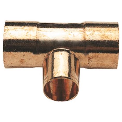 TE DROIT REDUIT CUIVRE TRIPLE FEMELLE - 130 CU