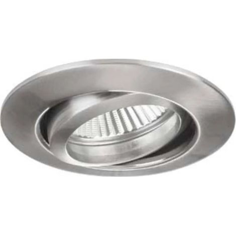 [NEUWERTIG] B-Ware Brumberg Einbaustrahler Gx5.3 Einbauleuchte Halogen Nv Strahler Nickel Matt 50 W