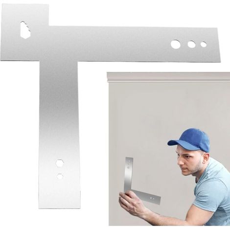 Spatule à plâtre Outil pour décoller le papier peint - Spatule métallique pour la pose et le retrait de papier peint lors de la construction de cloisons sèches (1/5)