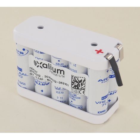 Batterie Ni-Cd 12V 700mAh Saft (784097)