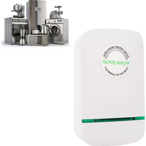 Elektrischer Energiesparer, Energiesparbox, Leistungsfaktorkorrekturgerät, symmetrische Stromquelle, stabilisiert Spannung 90–250 V, EU-Stecker (1/5)