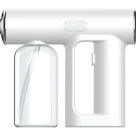 Pulvérisateur Nano Électrostatique Portable Rechargeable - Atomiseur à Brouillard pour Maison et Espaces Publics - Blanc Nacré (1/5)