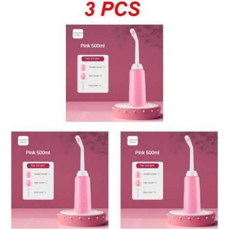 Bidet Portable - 500 ml - Pour Soins Post-Partum - Rose ou Bleu - 1 Pièce