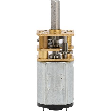 Moteur à réduction DC 6V 50RPM à arbre 3x10mm JW‑12FN20 pour serrure électronique et automatisation de bureau (1/5)