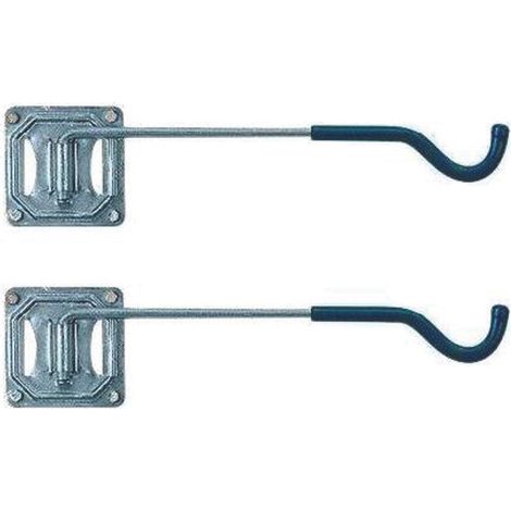Gancio Parete Portabici Lunghi ART.821 Ø 9 mm 2 Coppia