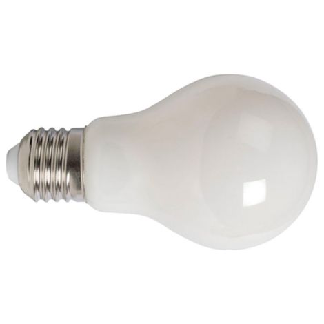 Bombilla con filamento Led estándar opal DUOLEC E27 luz cálida 8W -
