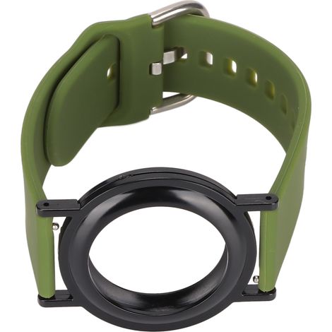 Bracelet de montre pour iOS avec localisateur, bracelet multifonctionnel en silicone anti-rayures pour tout-petits, enfants, personnes âgées, vert militaire