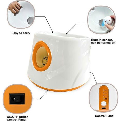 Lanzador automático de pelotas para perros con 3 ajustes de distancia (7 m/10 m/14 m), juguete interactivo para perros pequeños y medianos, lanzador de pelotas para interiores y exteriores con 3 ETPU. (1/5)