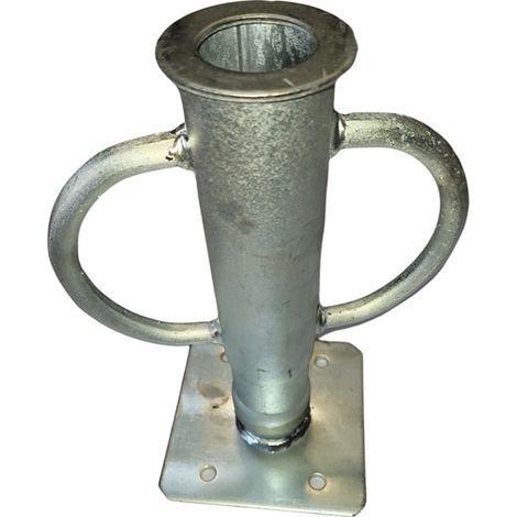 Echafaudages Stéphanois – Pied à vérin électrozingué – Hauteur réglable 270 à 450 mm – Accessoire pour échafaudage – Fixation au sol pour terrains irréguliers